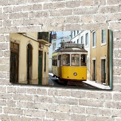 Tableau sur verre Tramway de Lisbonne