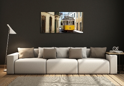 Tableau sur verre Tramway de Lisbonne