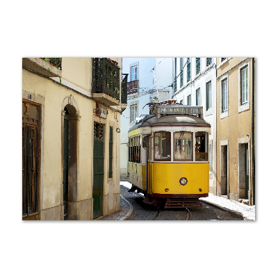 Tableau sur verre Tramway de Lisbonne