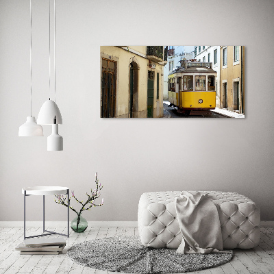 Tableau sur verre Tramway de Lisbonne