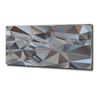 Tableau imprimé sur verre Abstraction de triangles