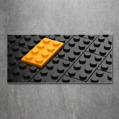 Tableau imprimé sur verre Briques de Lego