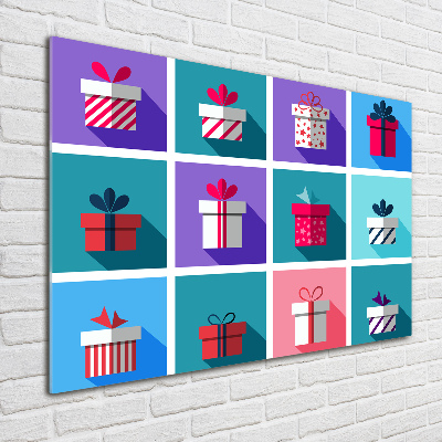 Tableau imprimé sur verre Cadeaux