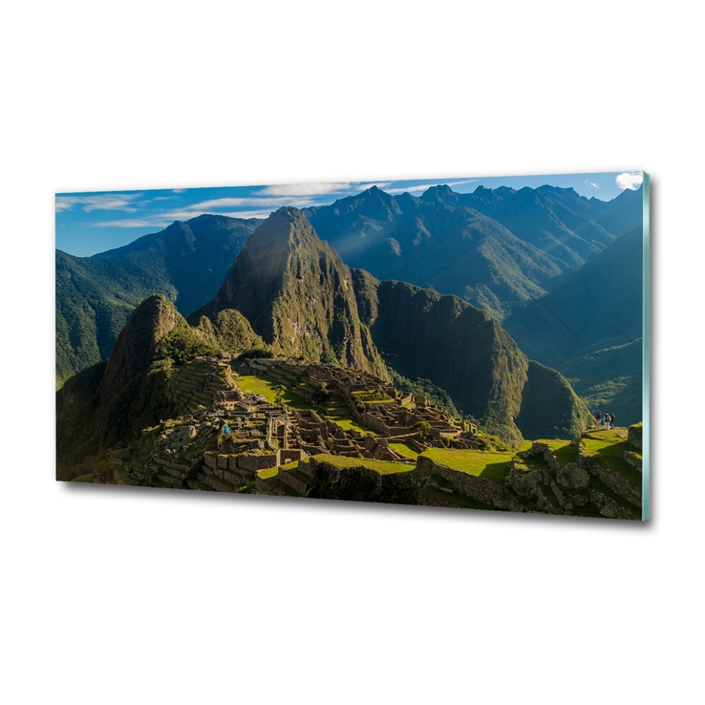 Tableau sur verre Ruines du Machu Picchu