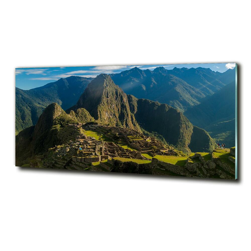 Tableau sur verre Ruines du Machu Picchu