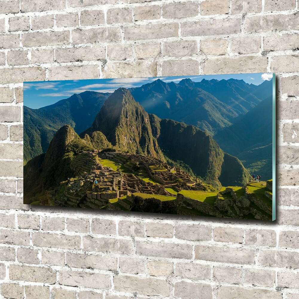 Tableau sur verre Ruines du Machu Picchu