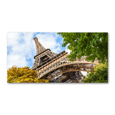 Tableau verre imprimé Tour Eiffel France