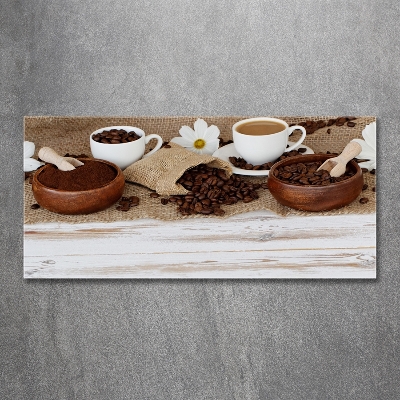 Tableau en verre Tasse de café