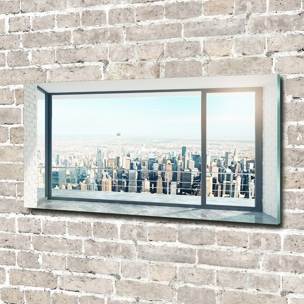 Tableau imprimé sur verre Vue de la ville