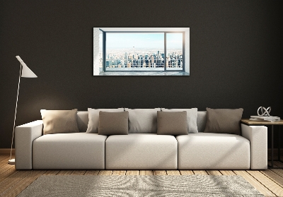 Tableau imprimé sur verre Vue de la ville