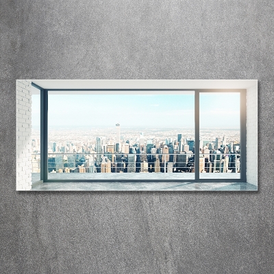 Tableau imprimé sur verre Vue de la ville