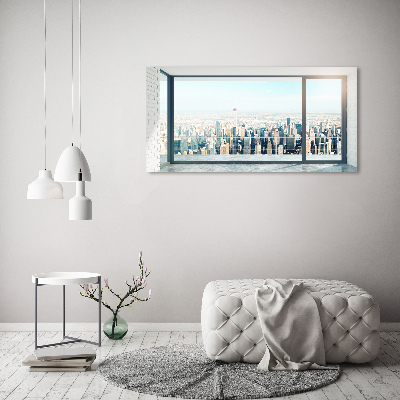 Tableau imprimé sur verre Vue de la ville