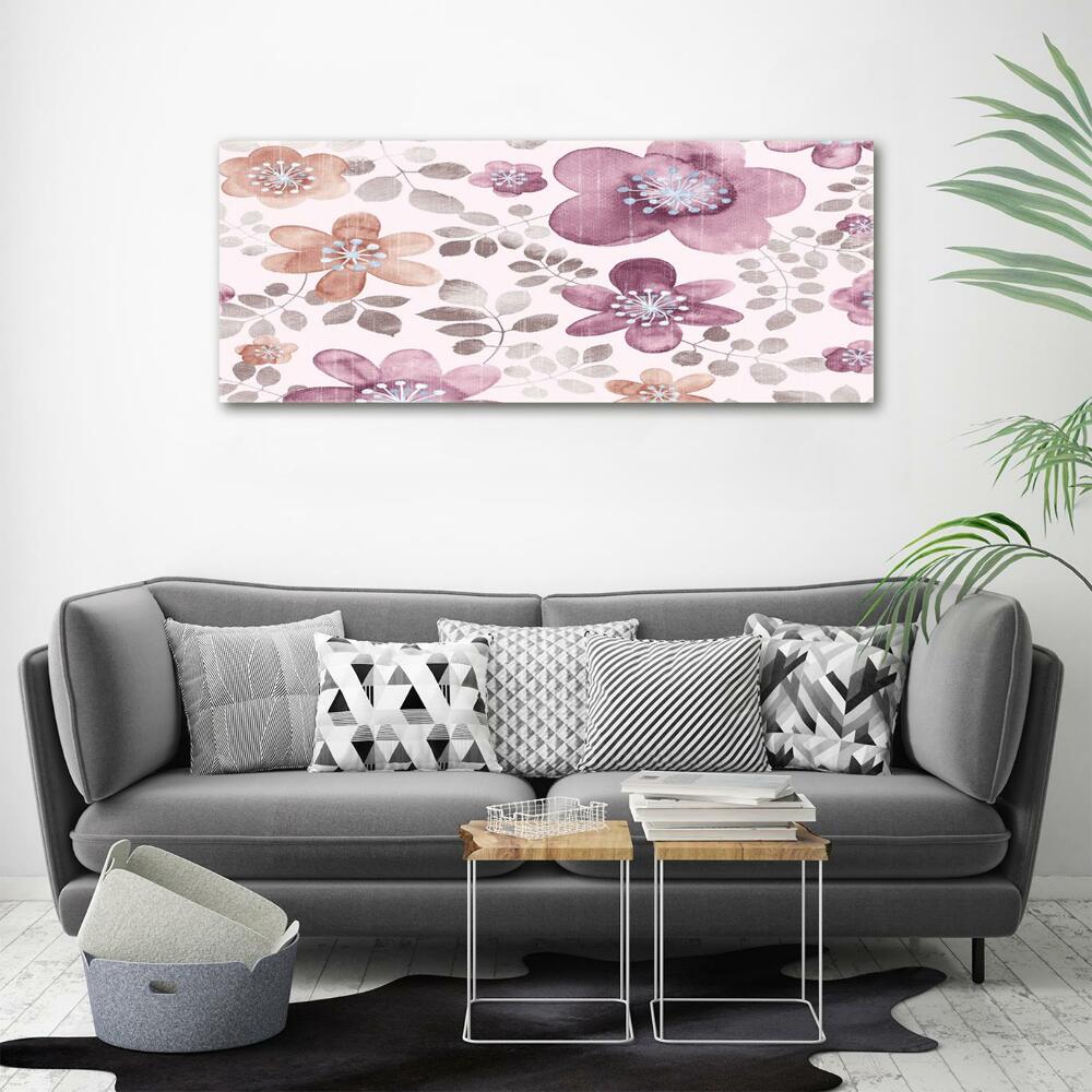 Tableau photo sur verre Abstractions florales