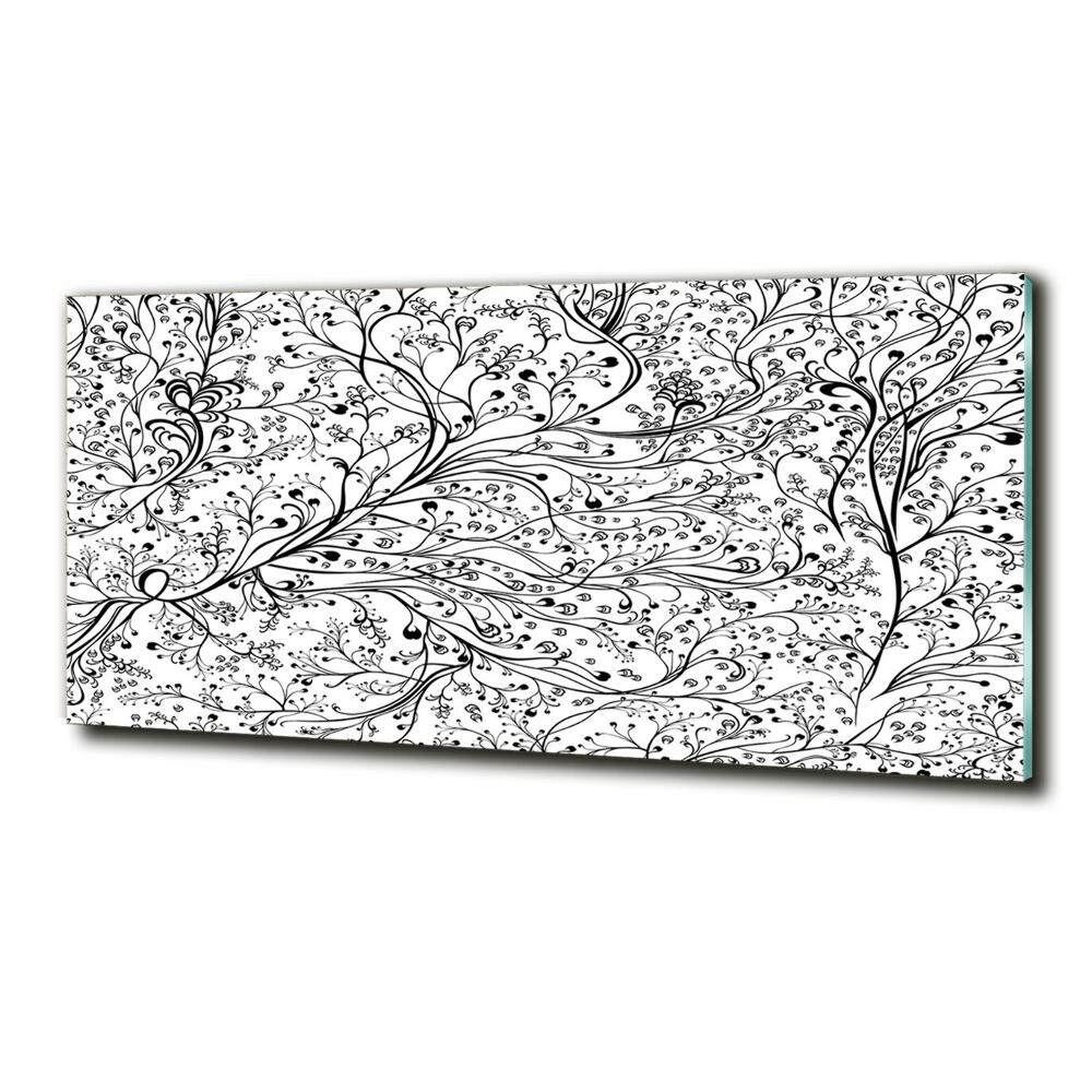 Tableau en verre Branches tressées