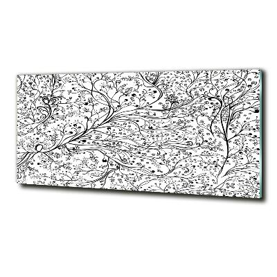 Tableau en verre Branches tressées