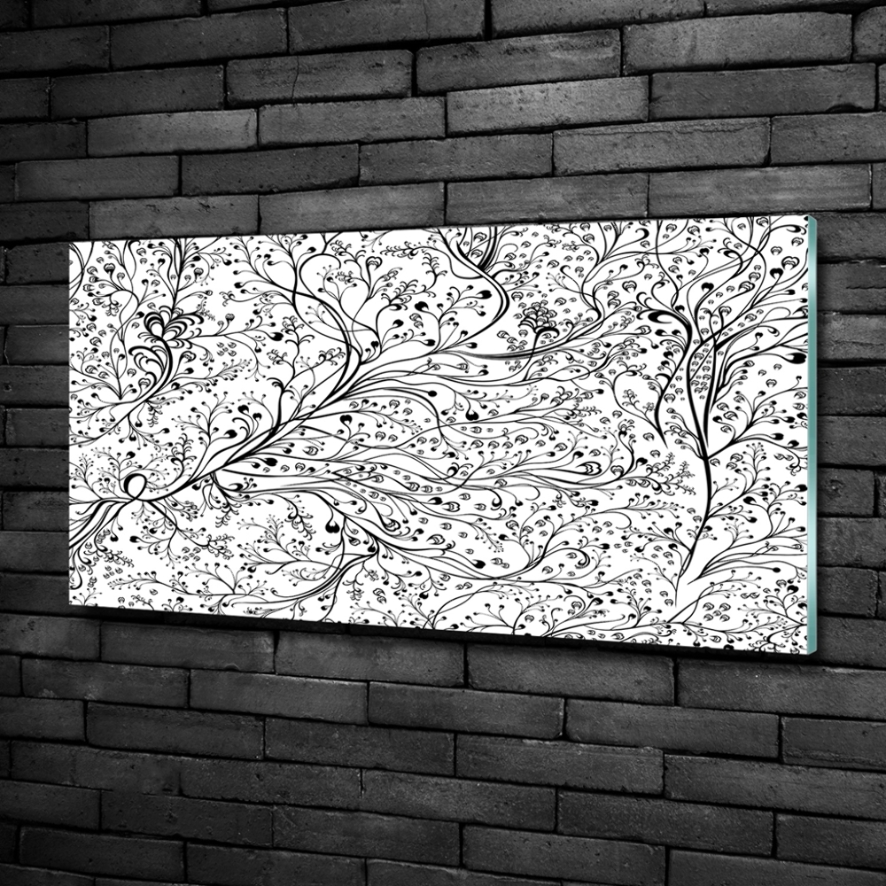 Tableau en verre Branches tressées