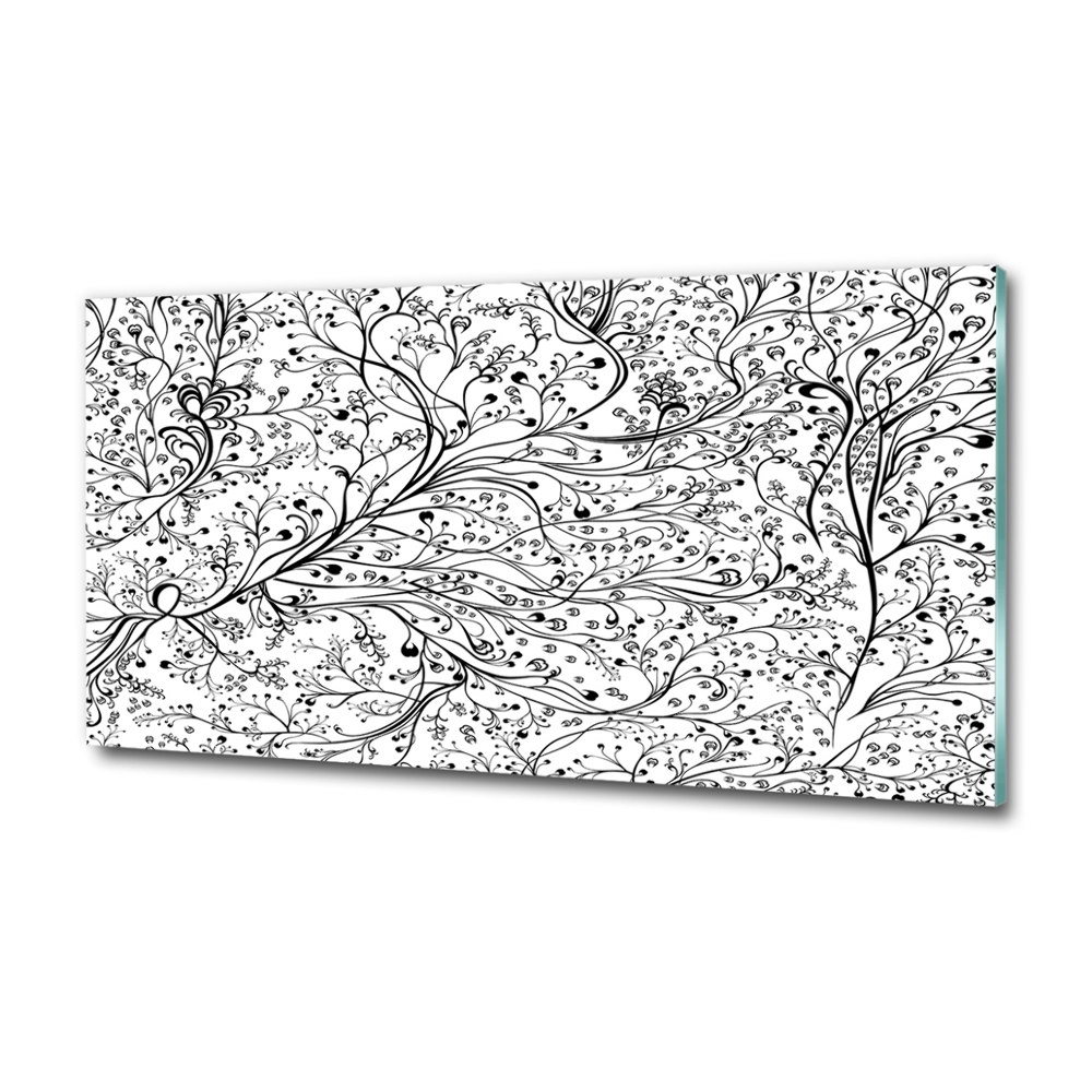 Tableau en verre Branches tressées