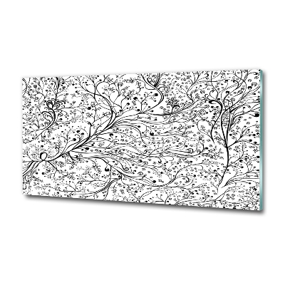 Tableau en verre Branches tressées