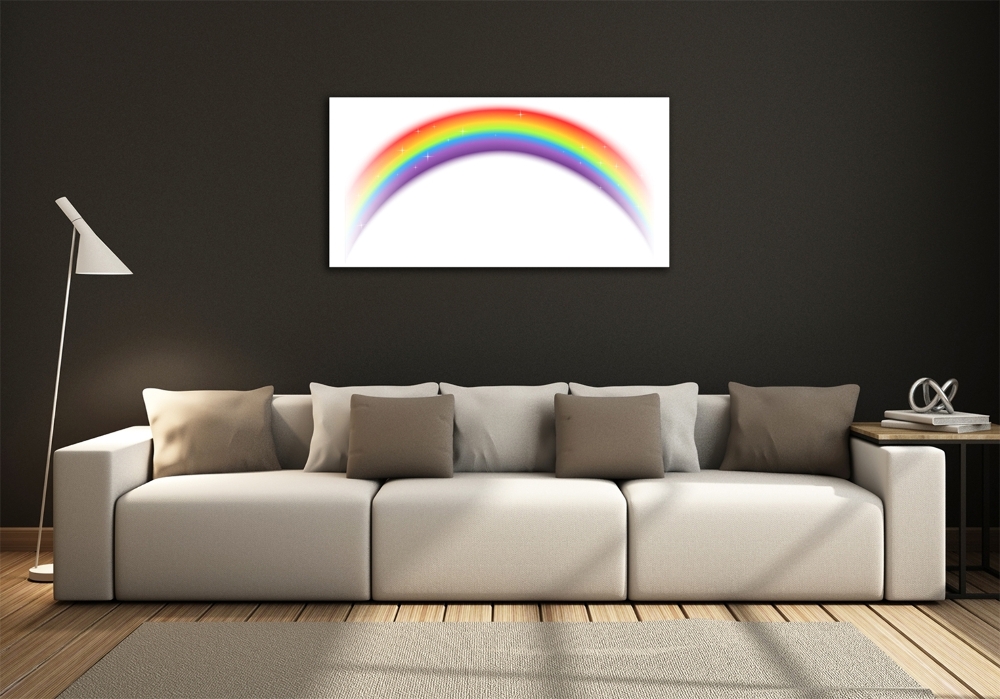 Tableau photo sur verre Arc-en-ciel