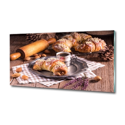 Tableau sur verre Croissants