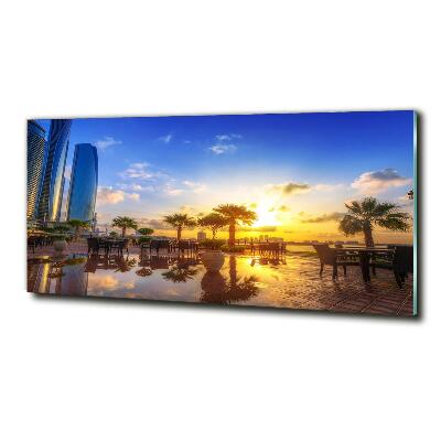 Tableau sur verre Abu Dhabi est