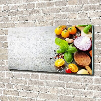 Tableau en verre Légumes