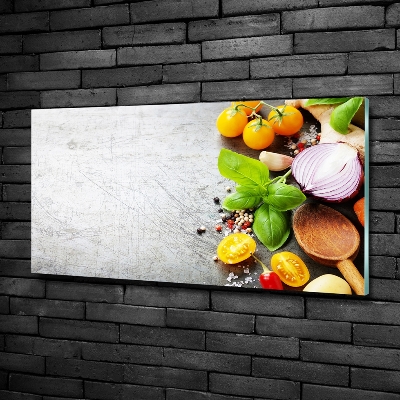 Tableau en verre Légumes