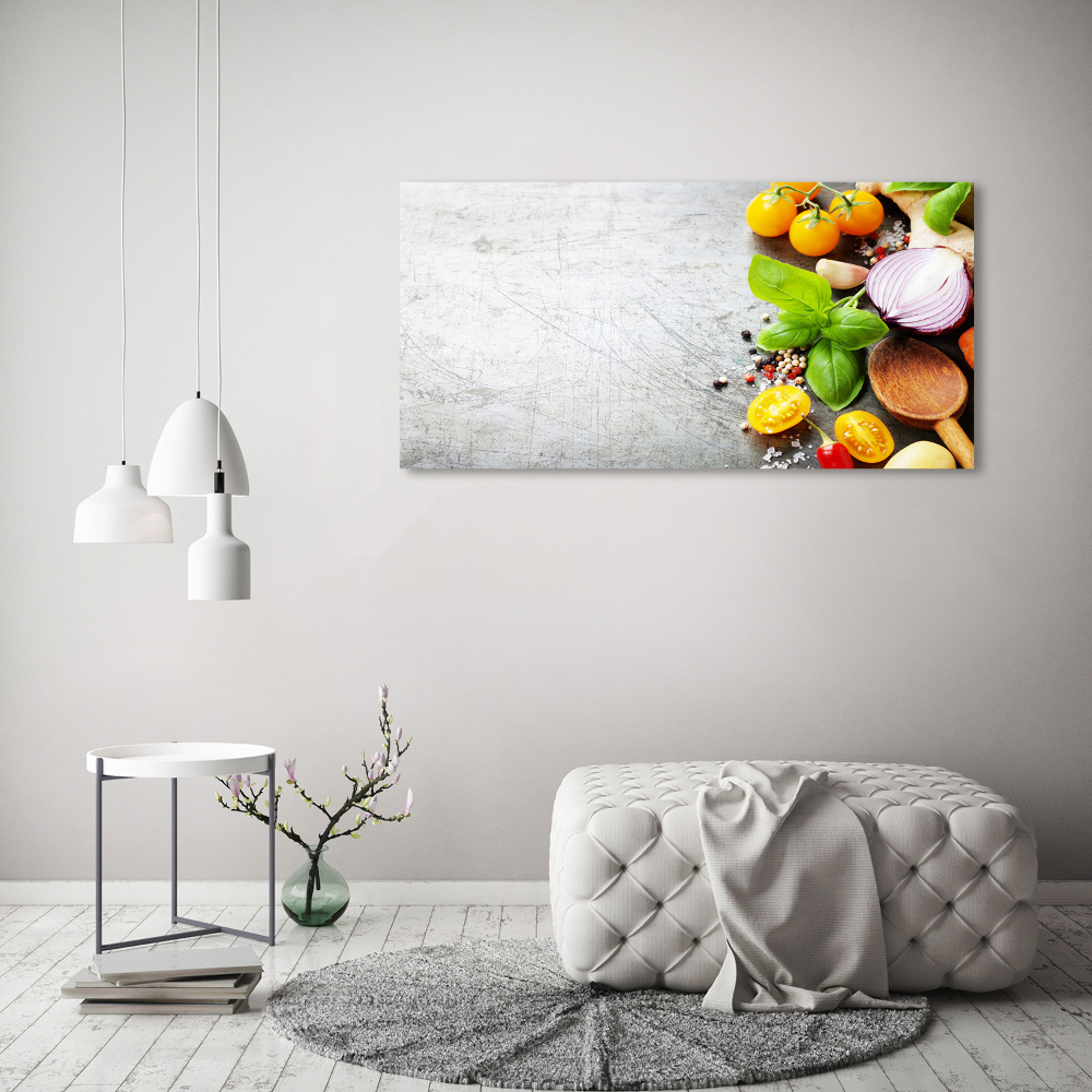 Tableau en verre Légumes