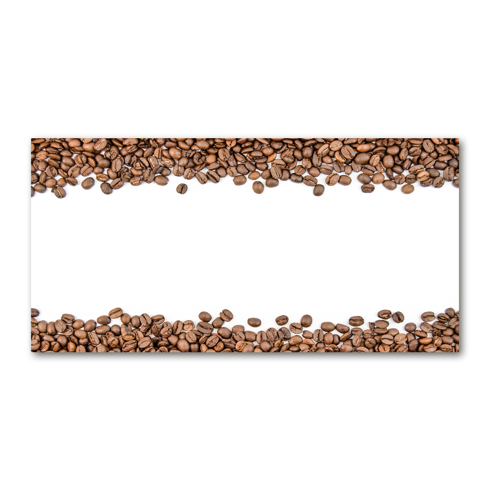 Tableau imprimé sur verre Grains de café