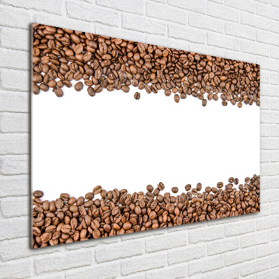 Tableau imprimé sur verre Grains de café