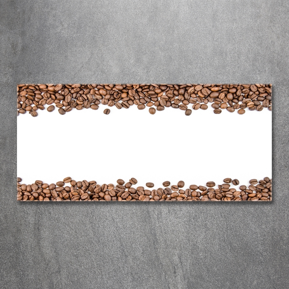 Tableau imprimé sur verre Grains de café