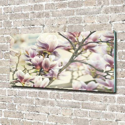 Tableau en verre Magnolia