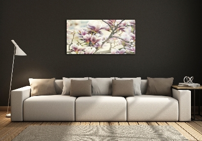 Tableau en verre Magnolia