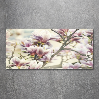 Tableau en verre Magnolia