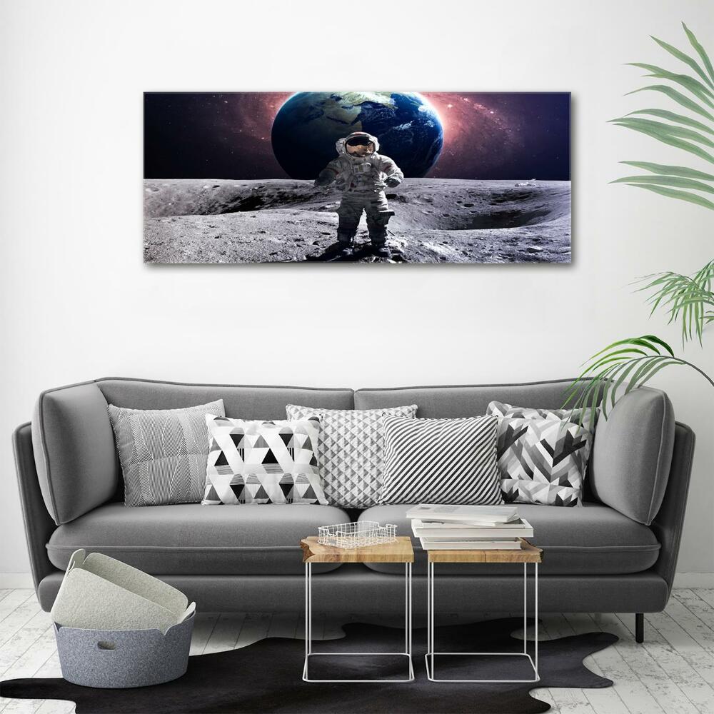 Tableau sur verre Astronaute