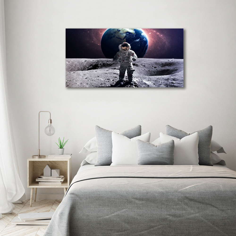 Tableau sur verre Astronaute