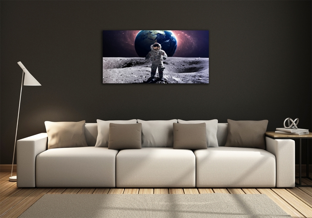 Tableau sur verre Astronaute