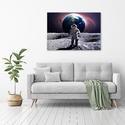 Tableau sur verre Astronaute