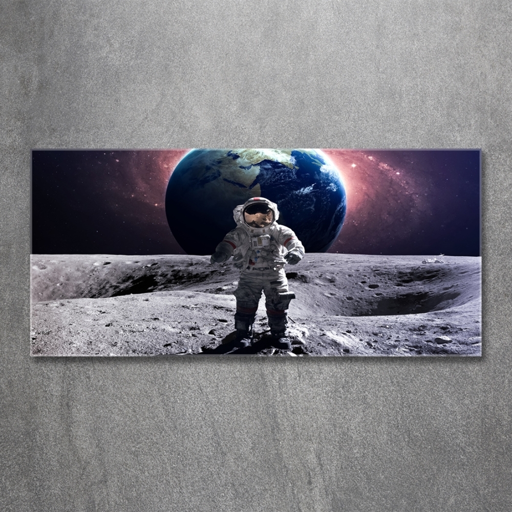 Tableau sur verre Astronaute