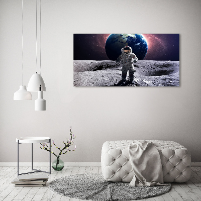 Tableau sur verre Astronaute