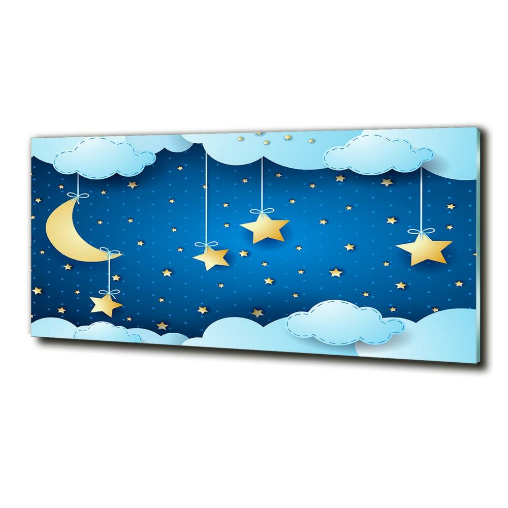 Tableau sur verre Ciel de nuit