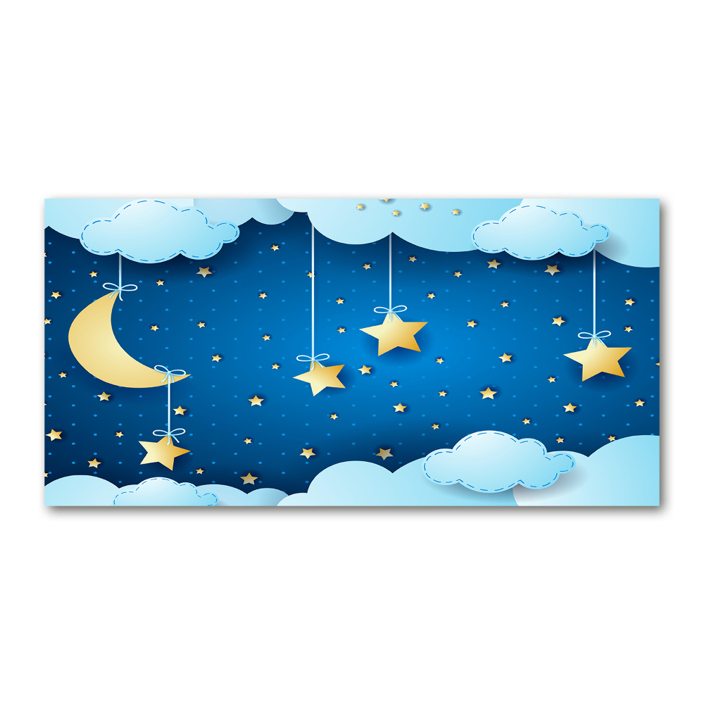 Tableau sur verre Ciel de nuit