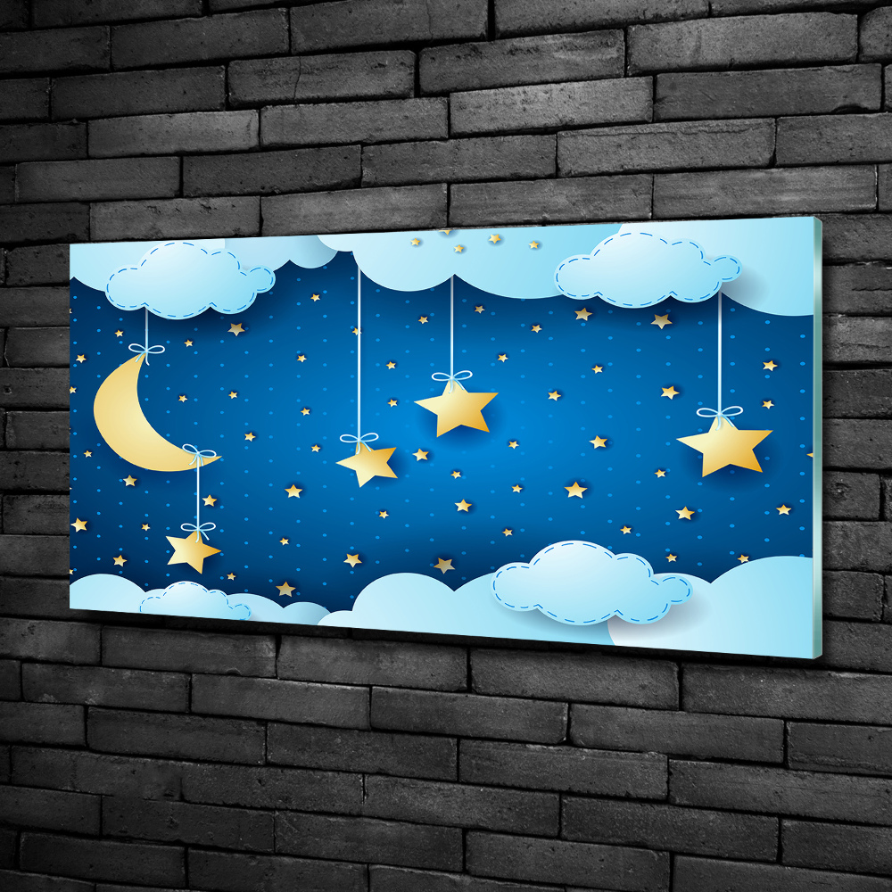 Tableau sur verre Ciel de nuit