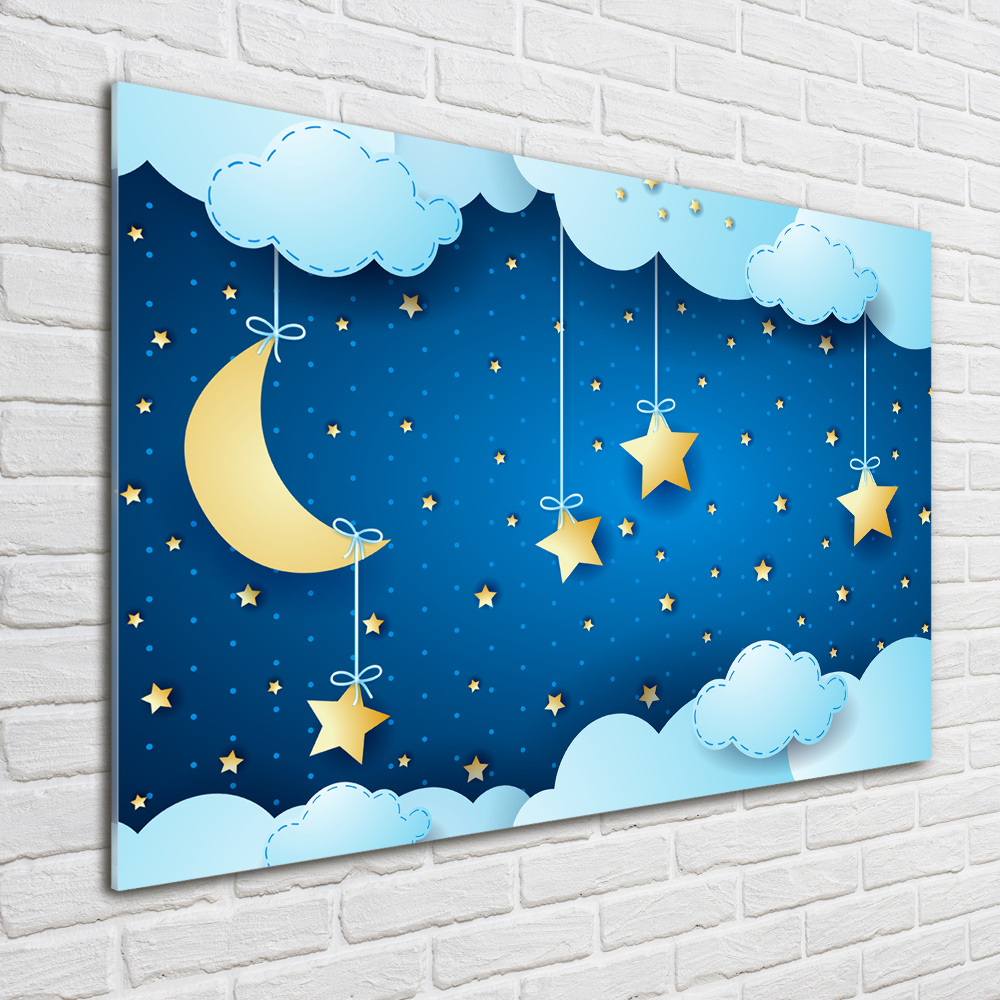 Tableau sur verre Ciel de nuit