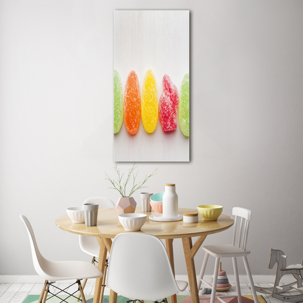 Tableau imprimé sur verre Gelées colorées