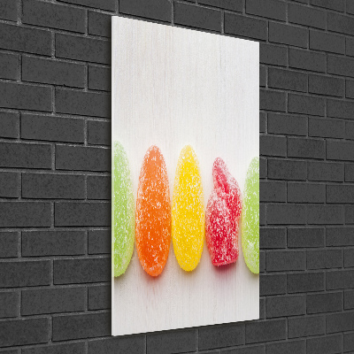 Tableau imprimé sur verre Gelées colorées