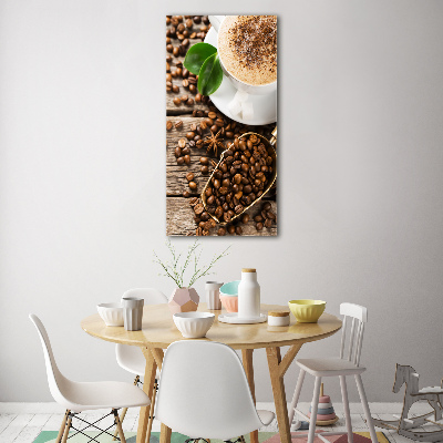 Tableau sur verre Café