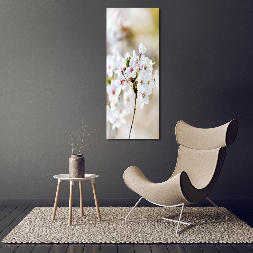 Tableau imprimé sur verre Cerisier en fleur