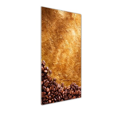 Tableau photo sur verre Grains de café