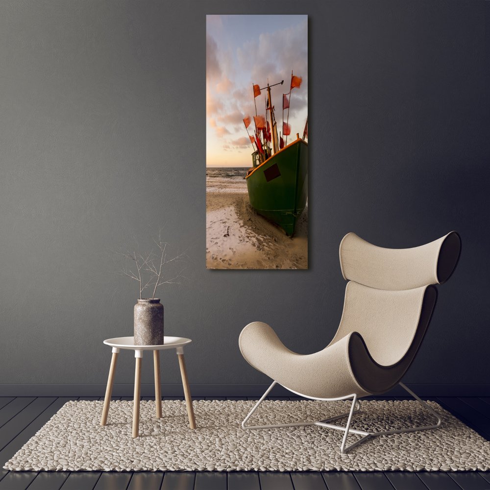 Tableau photo sur verre Bateau de pêche